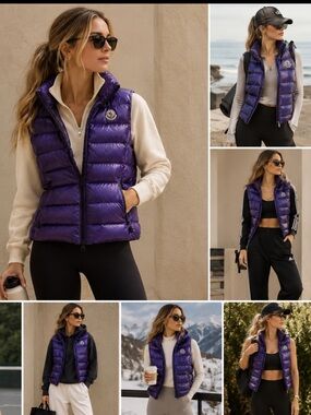 Moncler Claire STUNNING puffer down vest size S NWOT price firm !!!